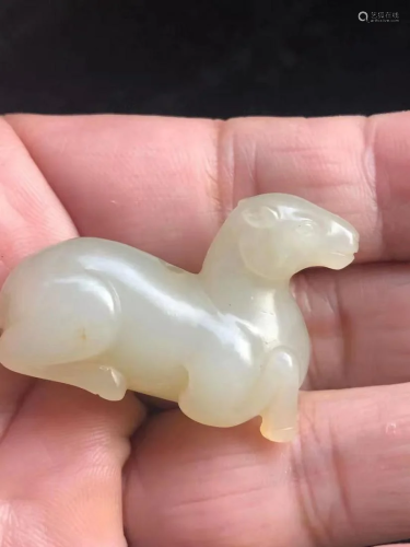 A Chinese Jade Camel