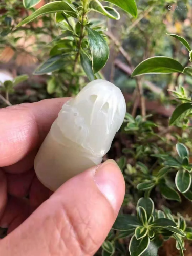 a chinese jade carving