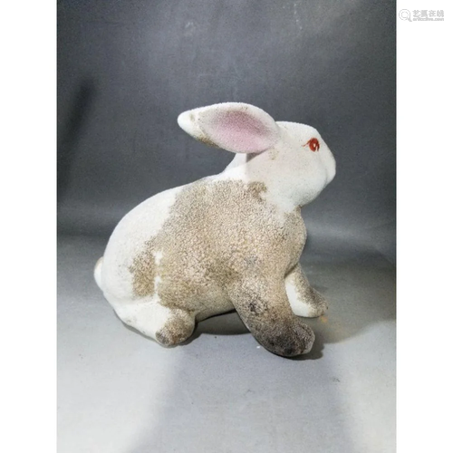 a chinese porcelain rabbit