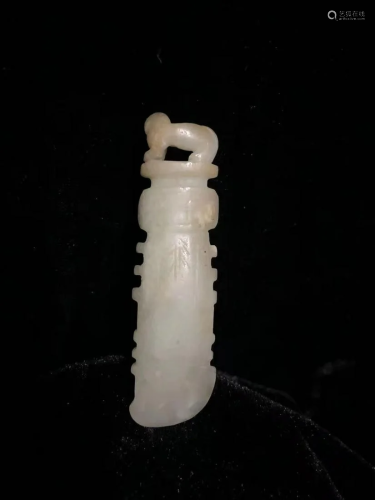 a chinese jade knife