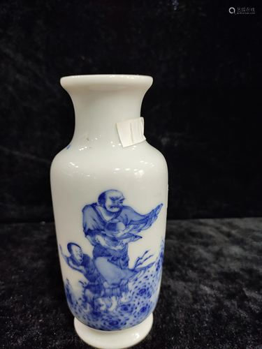 A chinese blue&white vase wang bu style YONG ZHENG