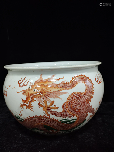 a chinese famille rose jar