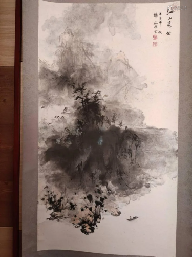 A Chinese painting by (Shanghai Da Feng Tang) Yang