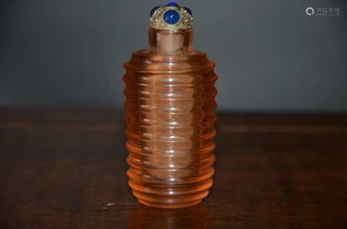 glass crystal snuff bottle