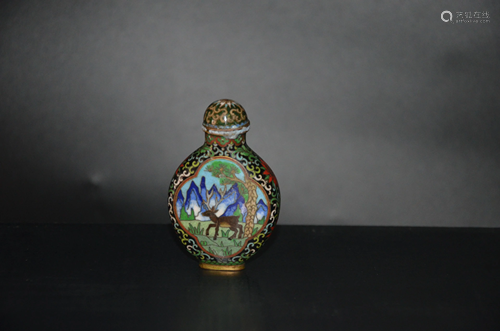 cloisonne snuff bottle