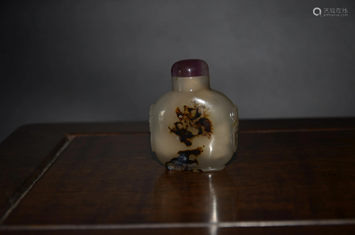 agate snuff bottle