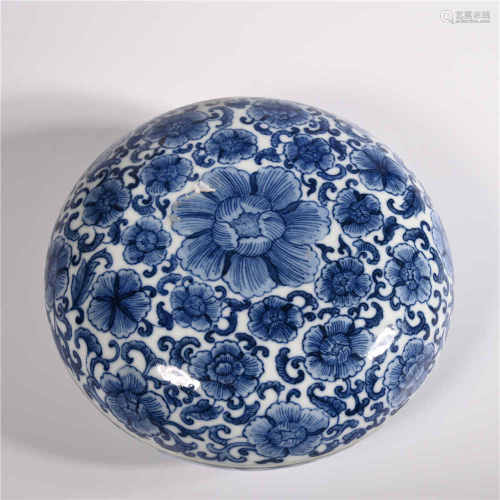 Yongzheng blue and white bowl