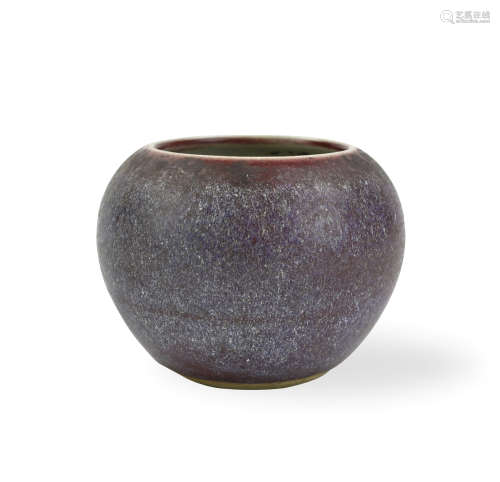 Chinese Flambe Glazed Waterpot, 19th C.