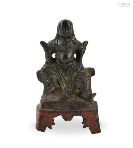 Chinese Bronze Buddha of Zhenwu, Ming Dynasty