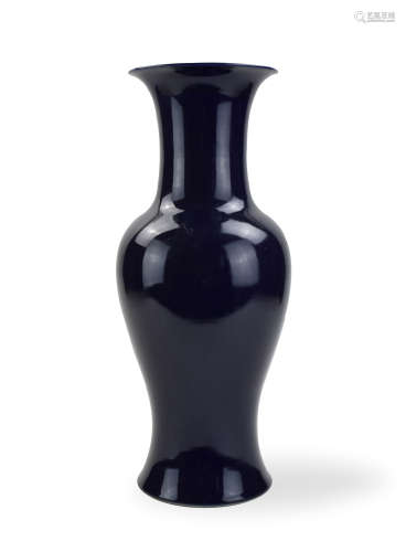 Chinese Purple Glazed Vase,20th C .