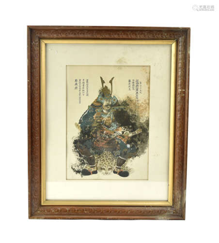Japanese Woodblock Painting of General
