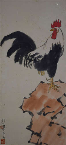 CHINESE PAINTING OF ROOSTER