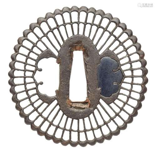 Tsuba. Eisen. 17./18. Jh.