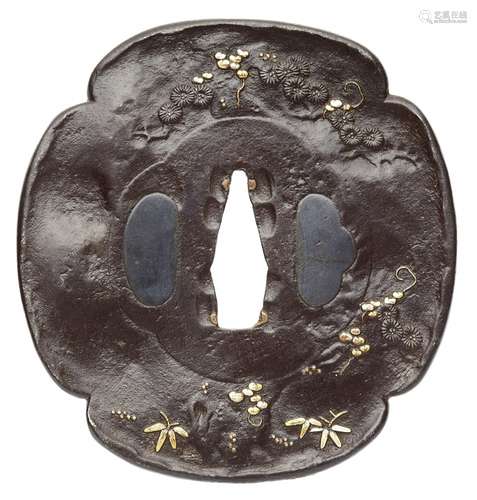 Tsuba. Eisen. 18./19. Jh.