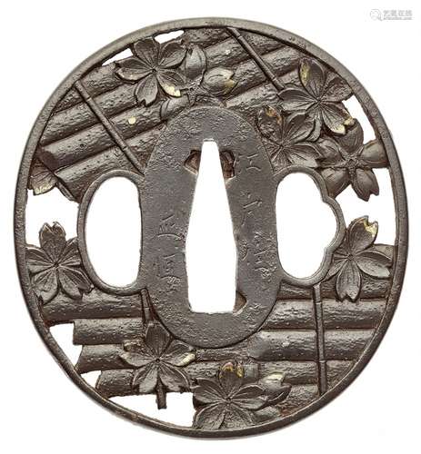 Tsuba. Eisen. Edo. 1. Hälfte 19. Jh.