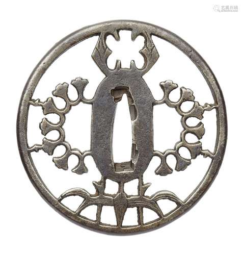 Tsuba Eisen. 18. Jh.