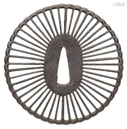 Tsuba. Eisen. 17./18. Jh.