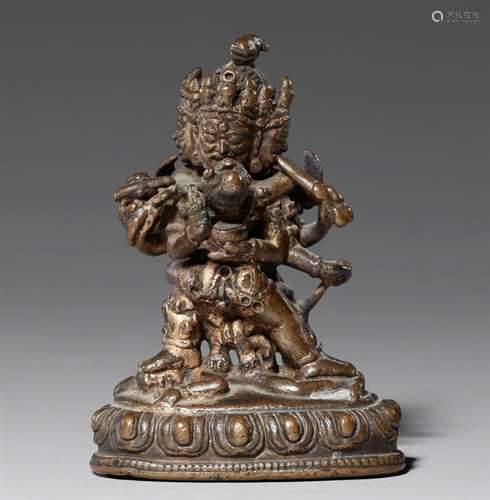 Hayagriva. Bronze. Tibet. 14. Jh.