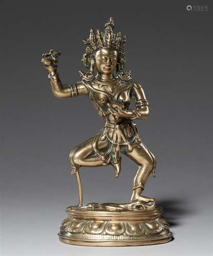 Vajravarahi. Bronze. Tibet. 14./16. Jh.