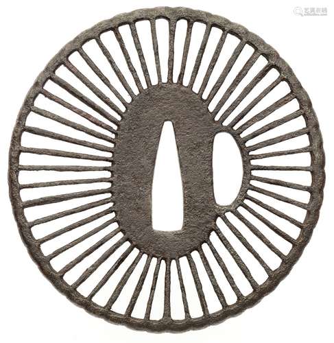 Tsuba. Eisen. 17. Jh.