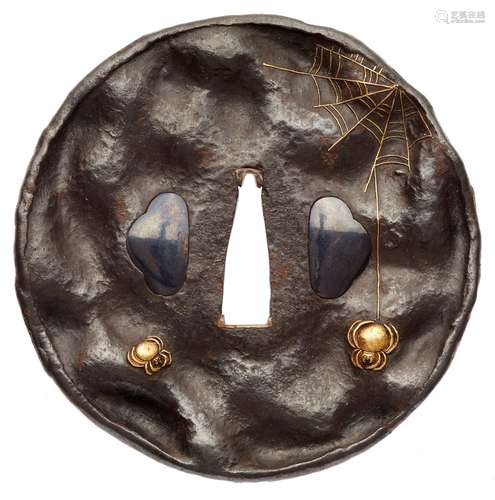 Tsuba Eisen. Aizu Shôami-Arbeit. 18. Jh.