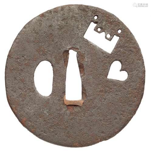 Tsuba. Eisen. Tosho.16. Jh.