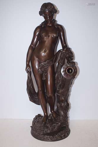 Early 20th century classical bronze figure, very w