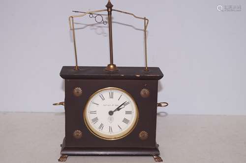 Jerome & co swing ball clock, cream dial inscribed