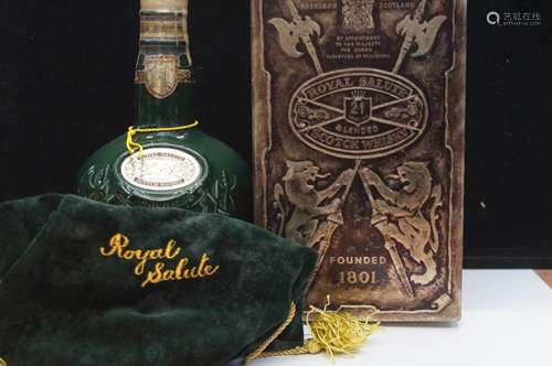 Chivas regal royal salute, 21 year old blended sco