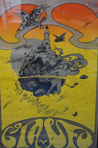 Pink Floyd colour poster print, 