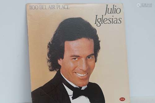 Juilo Iglesias 1100 bell air place signed LP, coa