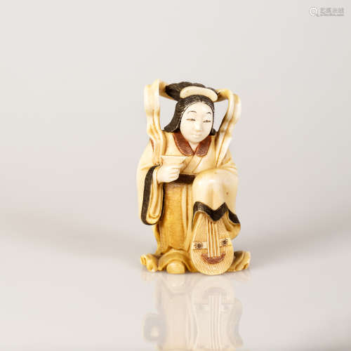 Antique Japanese Bone Figurine