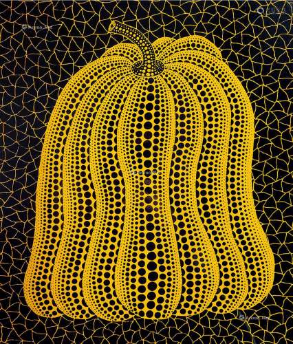 草间弥生（B.1929） 1999年作 南瓜 MT 镜框 丝网版画