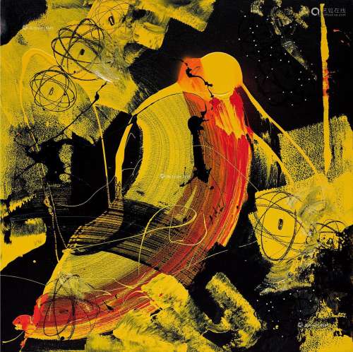 Futura（B.1955） eclipse 亚克力彩、喷漆画布