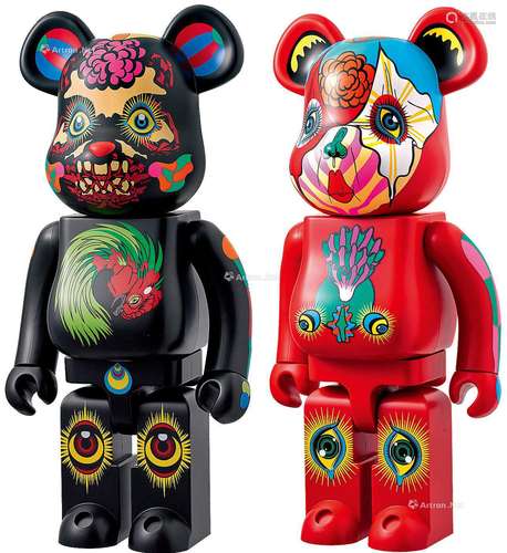 Be@rbrick 田名网敬一 400% （一对）