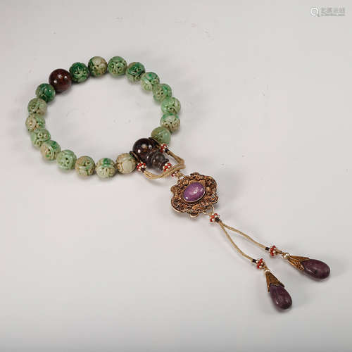 Chinese Jadeite Prayer Beads