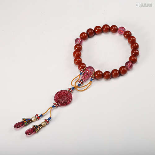 Chinese Honey Amber Prayer Beads