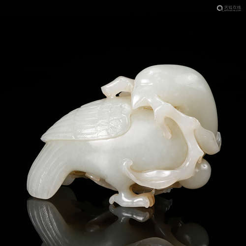 Chinese White Jade Bird