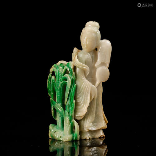 Chinese Jadeite Carved Figurine