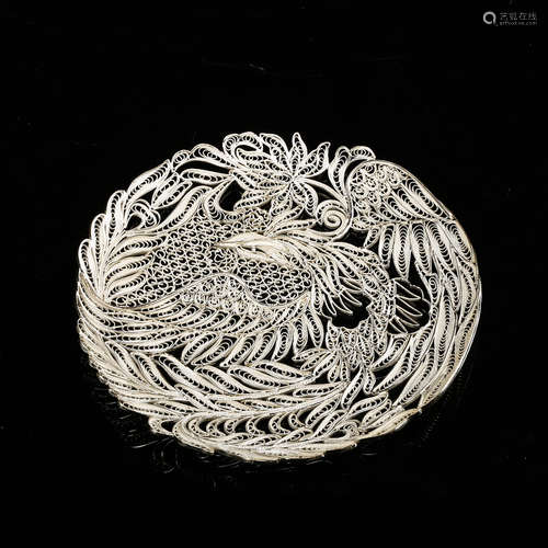 Chinese Silver Wire Phoenix