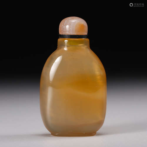 Chinese Agate Snuff Bottle