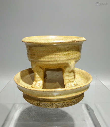 Chinese Celadon Glazed Porcelain Censer