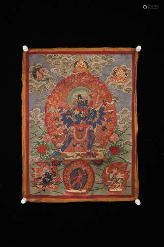 Chinese Tibetan Thangka