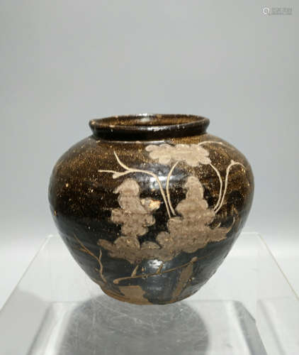 Chinese Carved Porcelain Jar
