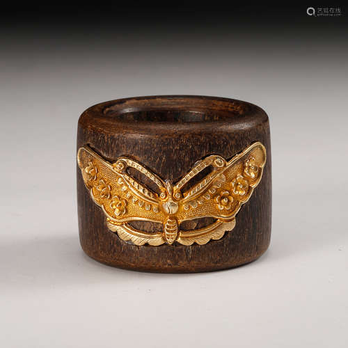 Chinese Chenxiang Wood Thumb Ring