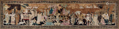 真丝壁毯《丝绸之路》