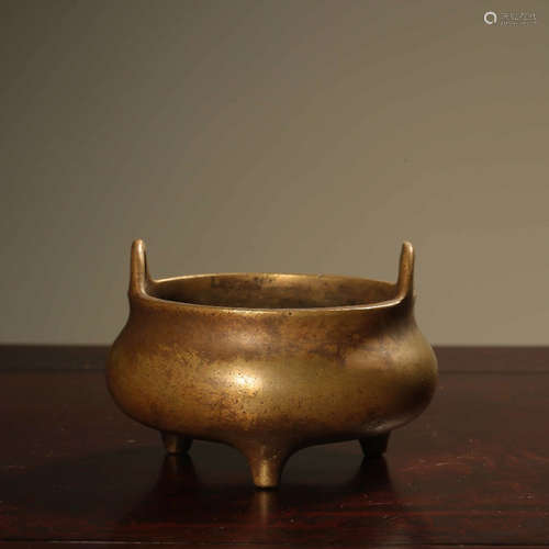 Chinese Bronze Tripod Censer