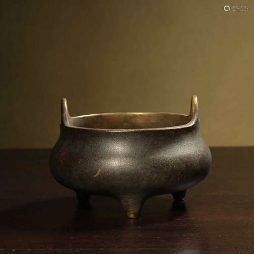 Chinese Bronze Tripod Censer