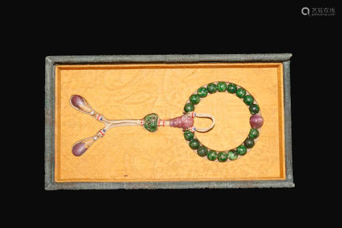 Chinese Jadeite Prayer Beads