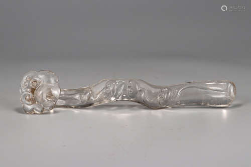 Chinese Crystal Carved Ruyi